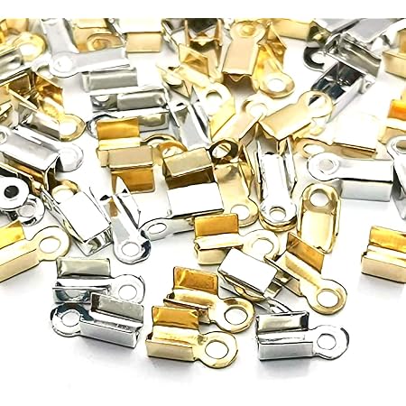 Amazon Beauty Player ボールチップ カシメ玉 つぶし玉 付き 約8mm 玉約2mm ヒモ留め 約0組 ゴールド シルバー 各100組 ハンドメイド アクセサリー パーツ ビーズ 手芸材料 ジュエリー Diy用 アクセサリーパーツ 通販