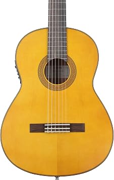 Yamaha 6 String Acoustic-Electric Guitar, Right, Natural CGX122MS