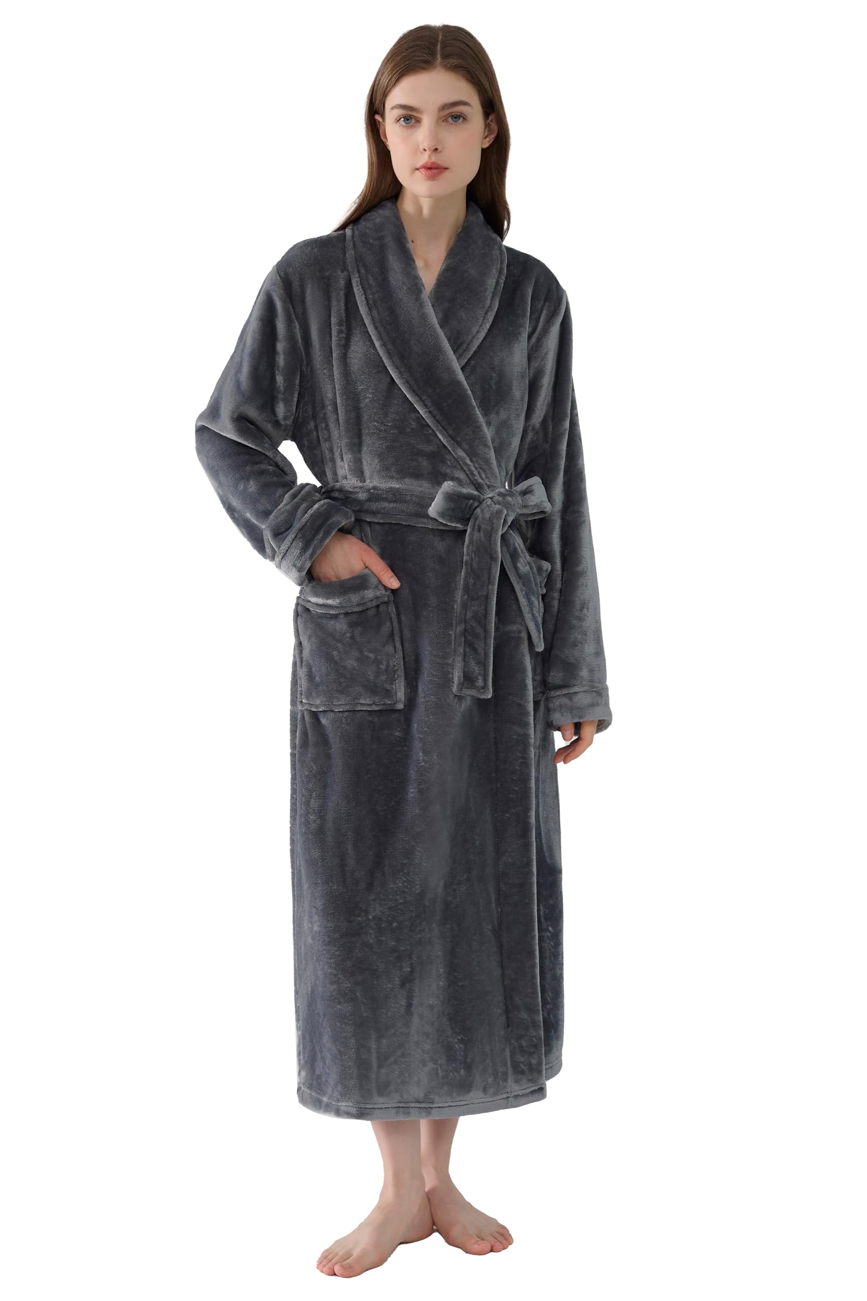 Heavyweight Robe Snapklik.com : Amorbella Plush Robes For Women Long Warm Fleece Soft ...