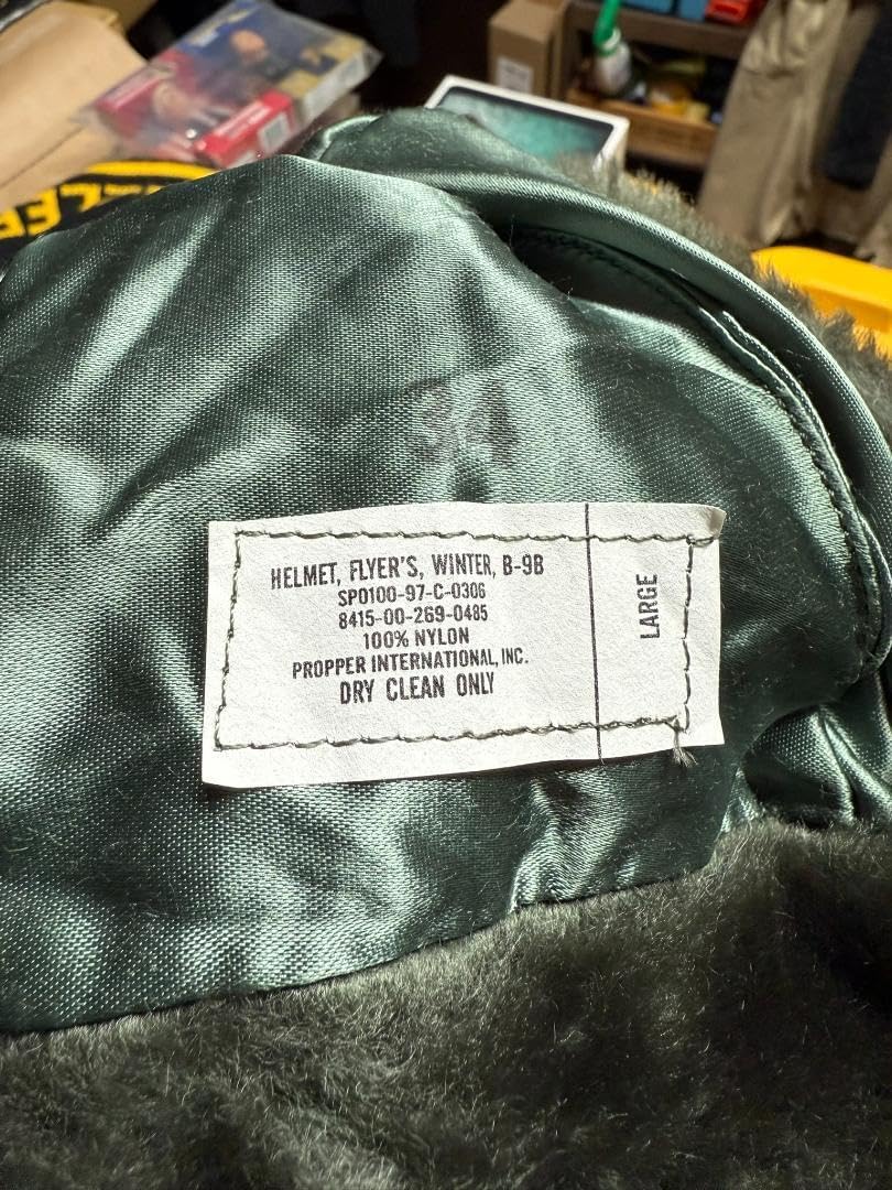 米軍 実物 パイロットキャップ B-9B M 米軍 実物 B-9B パイロット