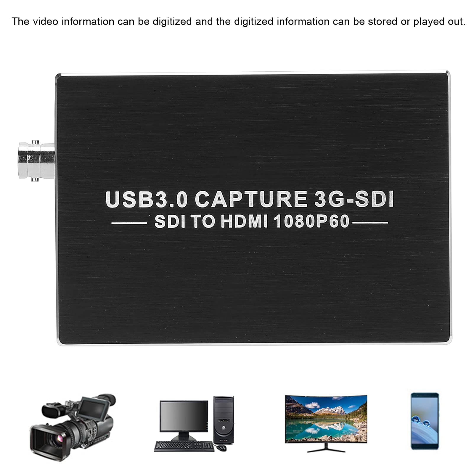 Generic Scheda di Acquisizione SDI per Dispositivo di Acquisizione Video con Interfaccia Multimediale 1080P con Archiviazione e Riproduzione Sincrone per la Registrazione di Corsi Didattici, Adatta