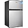 EUHOMY Mini Fridge with Freezer, 3.2 Cu.Ft Compact Refrigerator with freezer, 2 Door Mini Fridge with freezer For Dorm/B