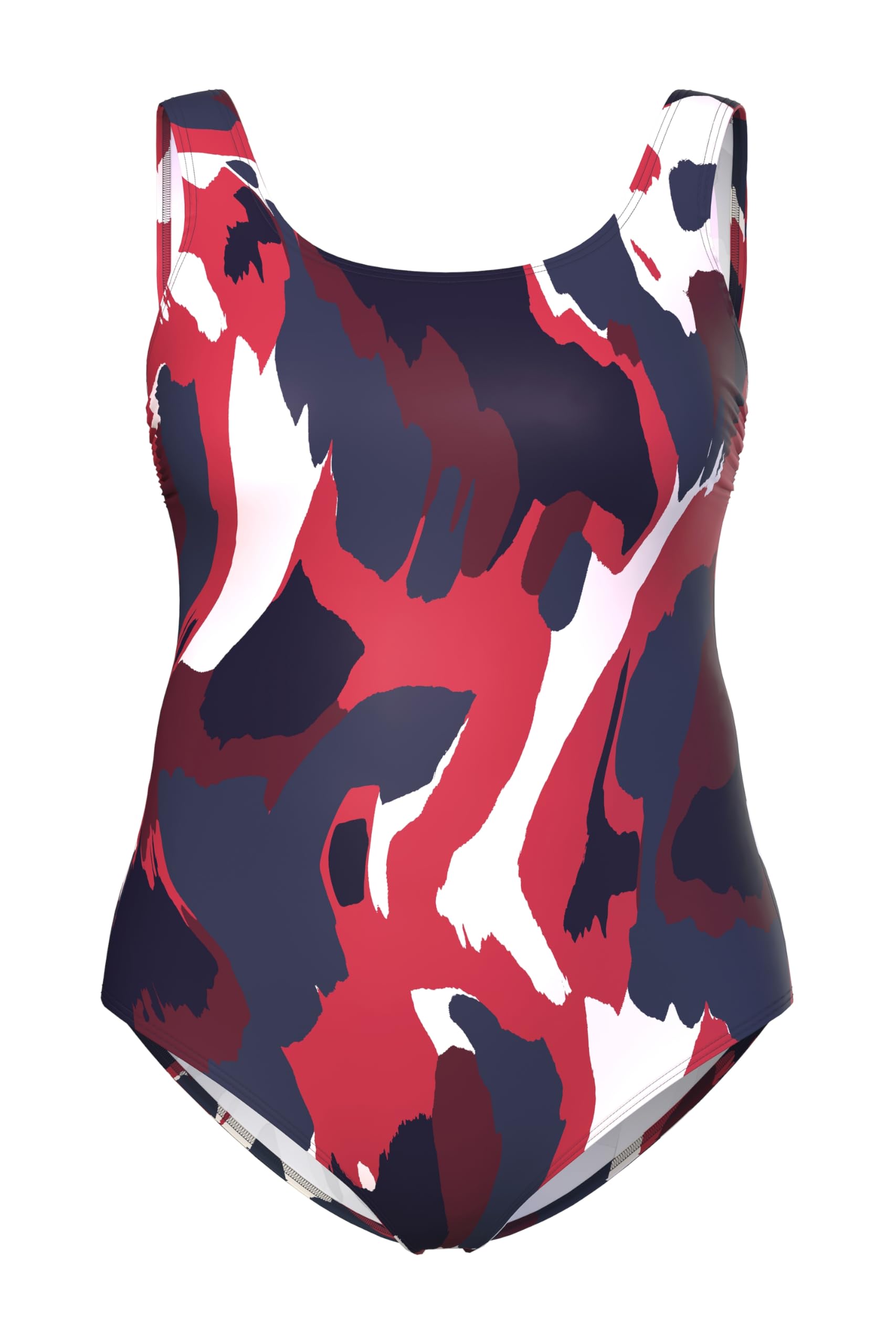 Ulla Popken Badeanzug Alice, Fleckenprint Maillot de Bain Une pièce Femme (Lot de 1)