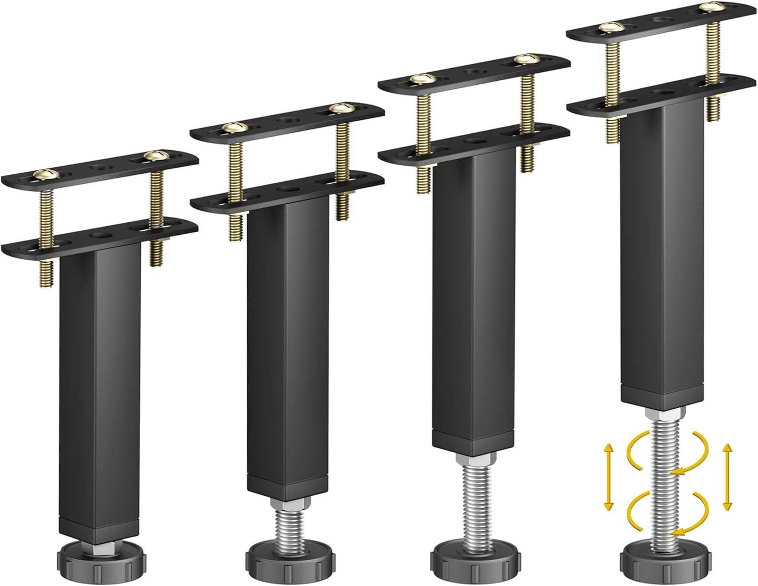 Wlrrcwdttc Adjustable Height Bed Frame Center Support Legs 7.2810 inch