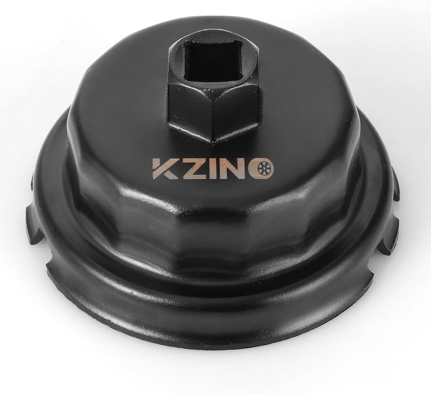 KZINO Oil Filter Wrench, Engine Tool Removal Socket Tool 64mm 14Flute for IS250