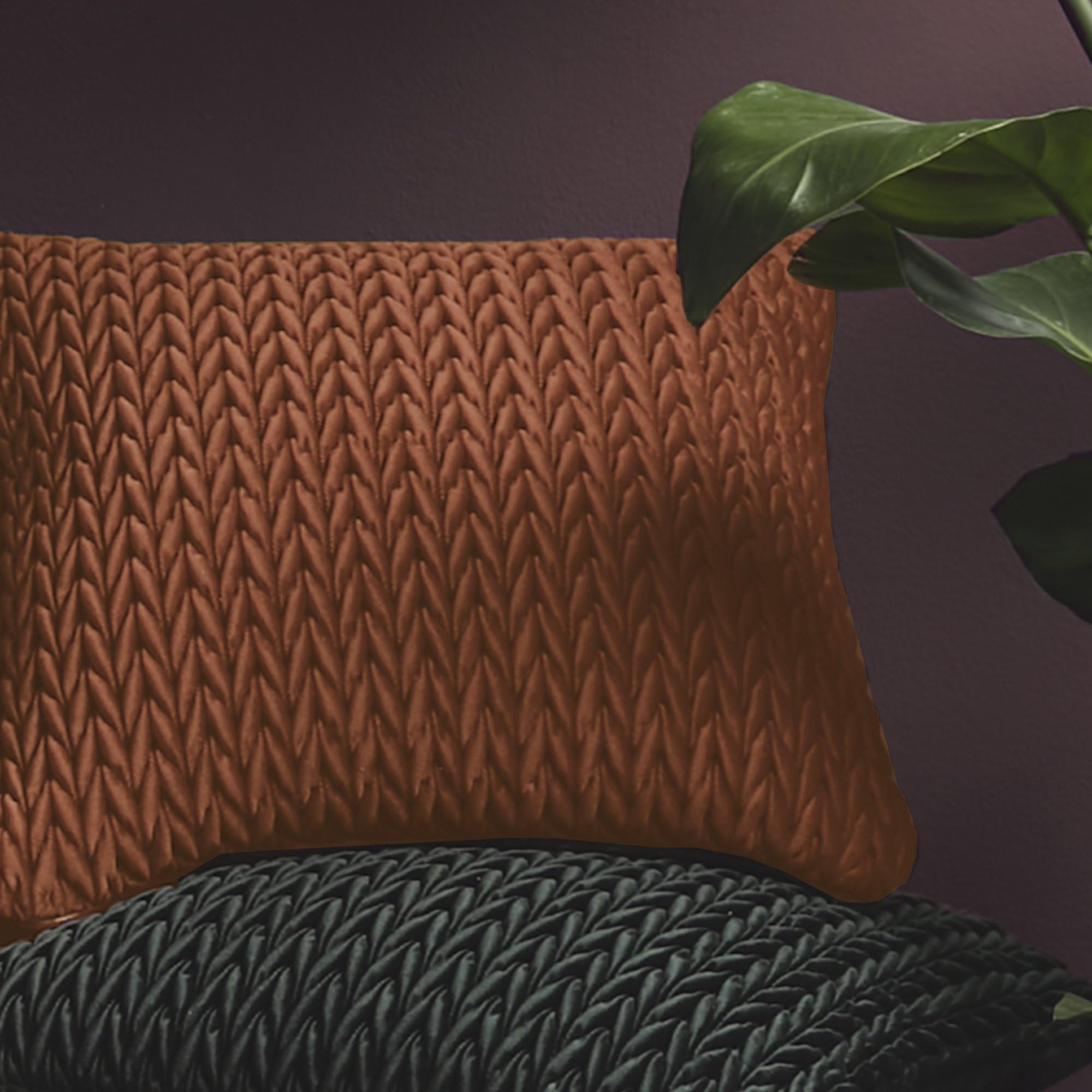House Llewelyn - Bowen Bronze Laurence Llewelyn-Bowen - Amory - Velvet Cushion Cover - 43 X 43Cm In