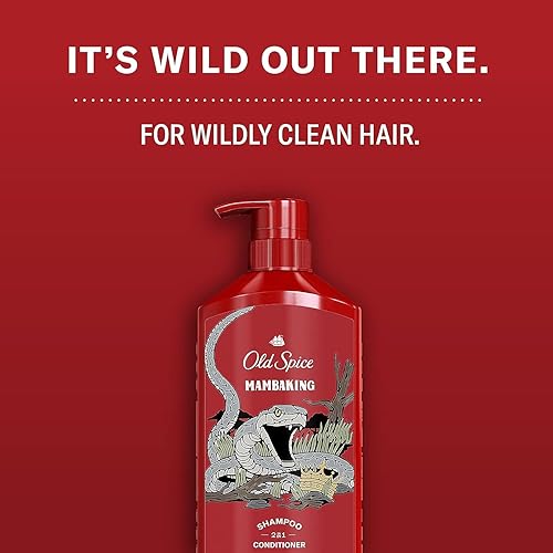 Miniatura 4 de Old Spice MambaKing - Juego de champú y acondicionador 2 en 1 para hombres, cabello más saludable, más completo, de aspecto más hidratado, 21.9