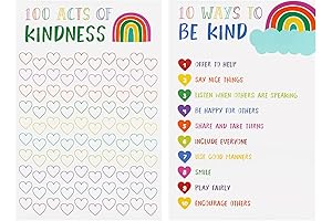 12 Packs: 2 ct. (24 Total) Acts of Kindness Dry Erase Posters by B2C™