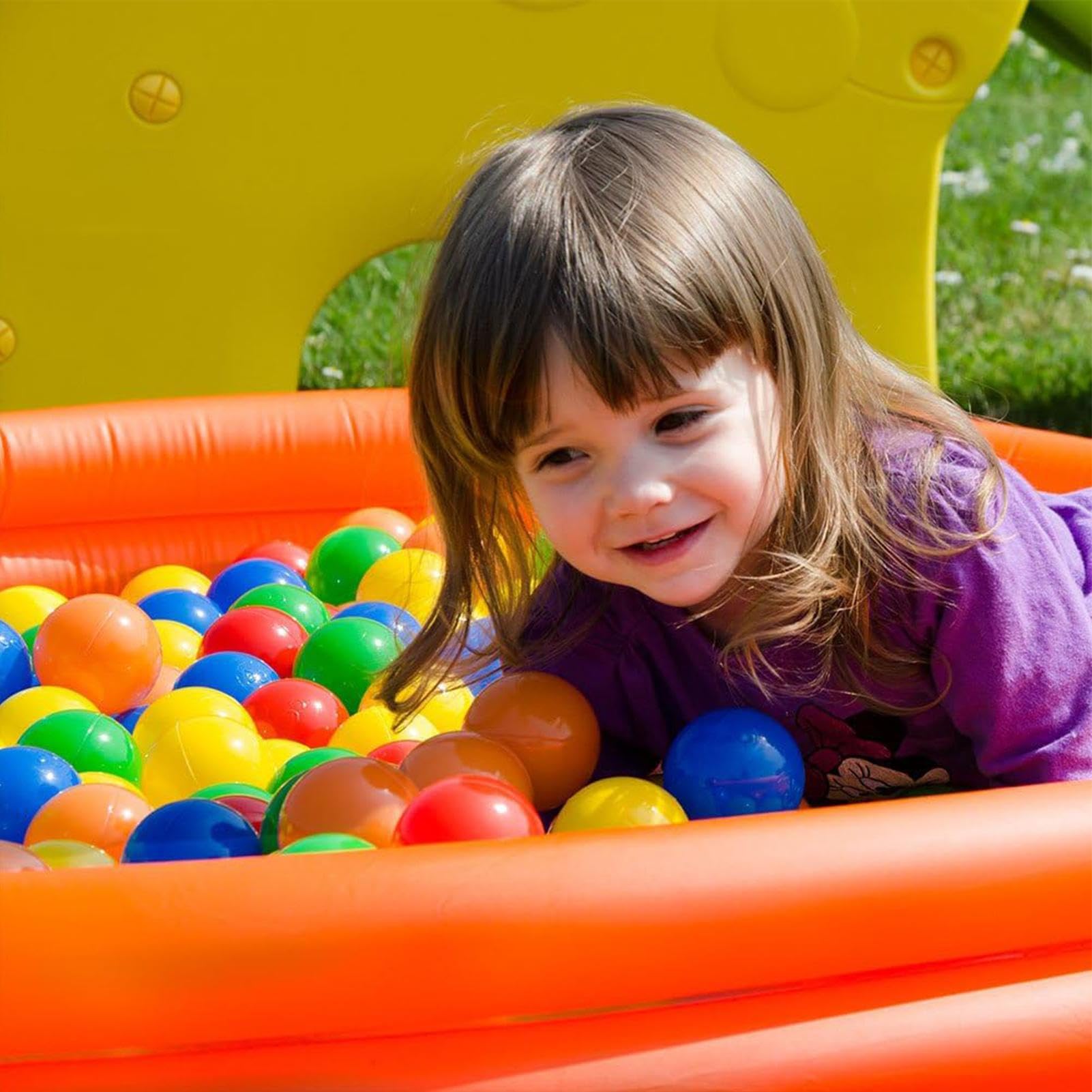 Bolas para Piscina de Bolas Infantil 50 Piezas de Juguetes Reutilizables