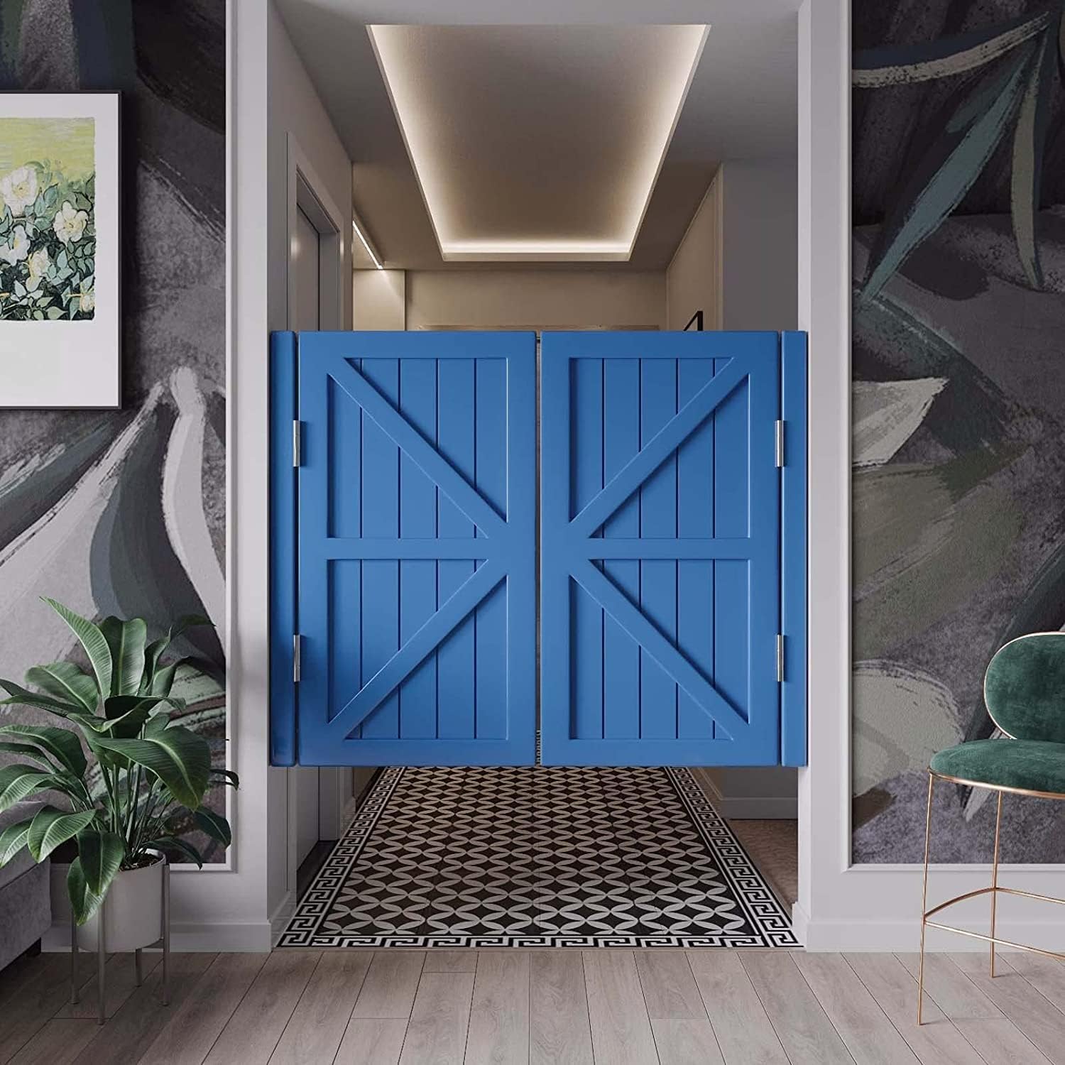 JXCCA Saloon Türen Schwingtüren - Halbhohe Bartür Aus Holz Western Style