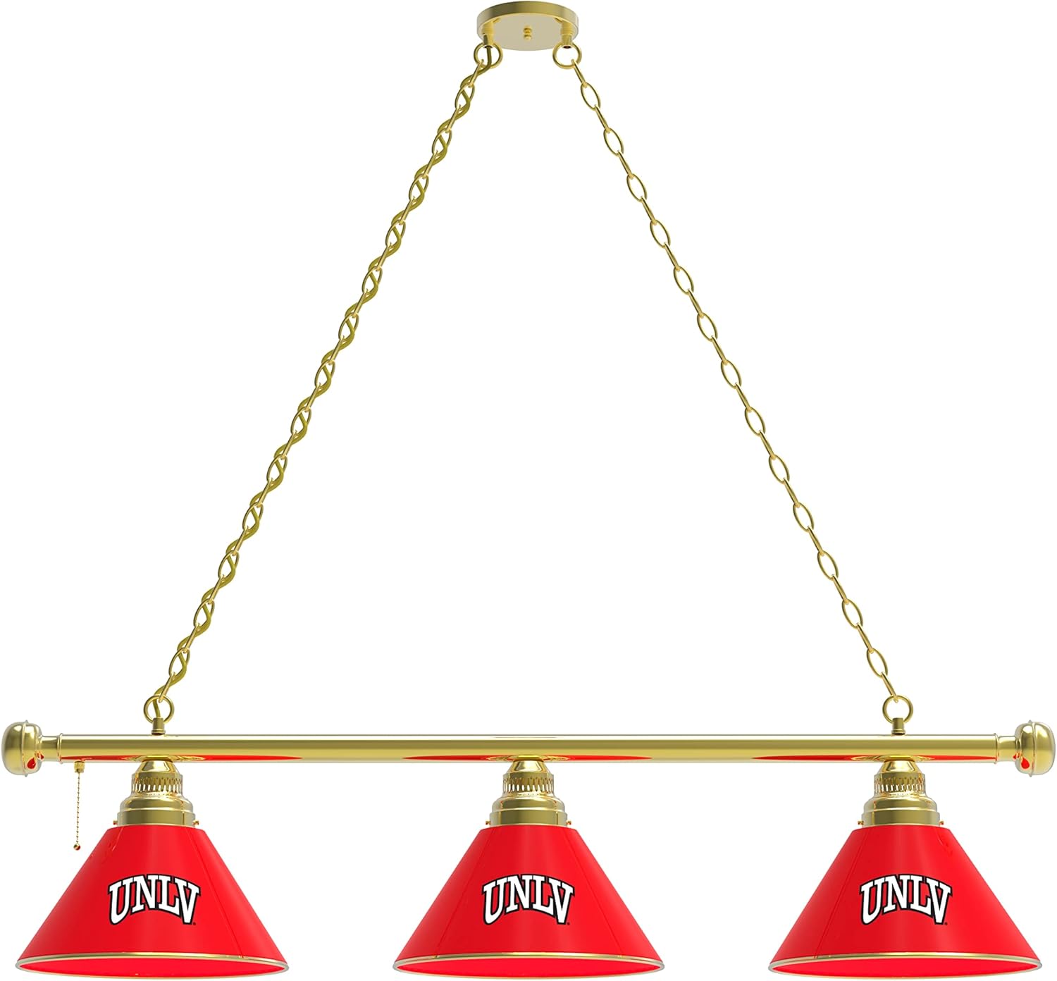 HBS UNLV 3 Shade Billiard Light by The Holland Bar Stool Co.