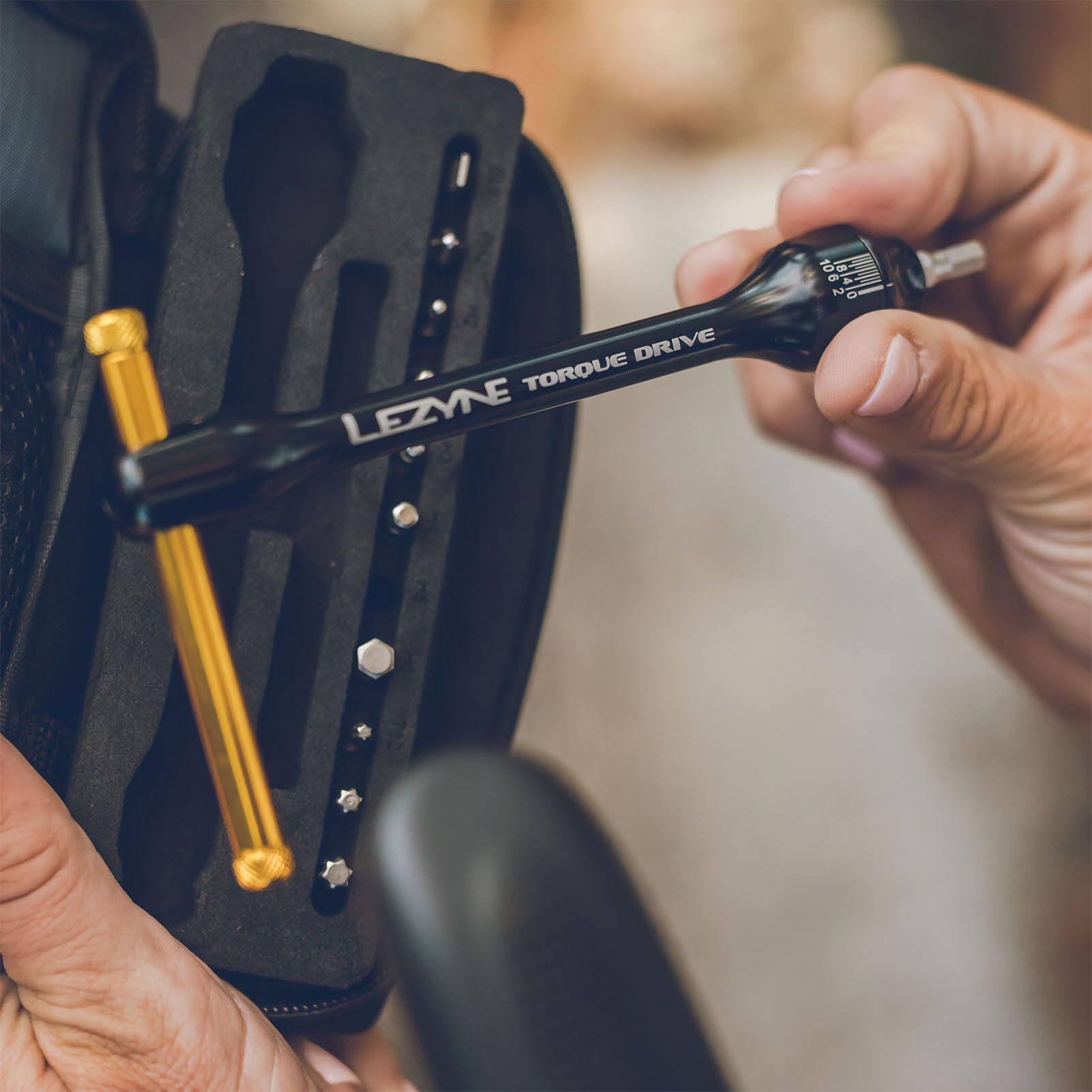 LEZYNE OUTILS TORQUE DRIVE-CLE DYNAMOMETRIQUE BLACK/NICKEL