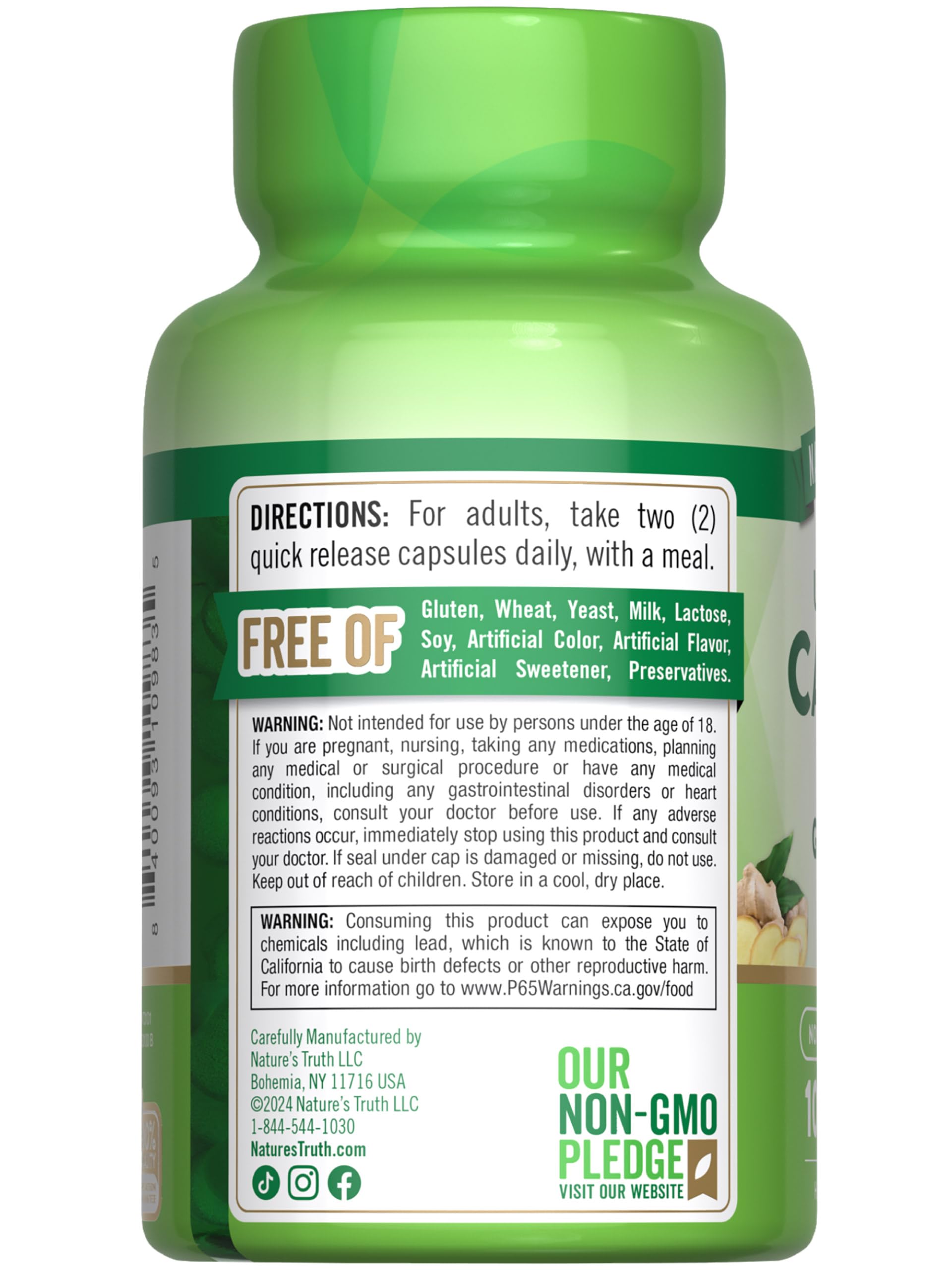 Nature's Truth Cayenne Pepper Capsules | 40,000 HU | 100 Count — Amazon image 7