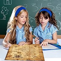 Vista 5 de Telescopio monocular pirata con brújula de bolsillo de mapa del tesoro - Catalejo plegable para conjunto de accesorios de fiesta