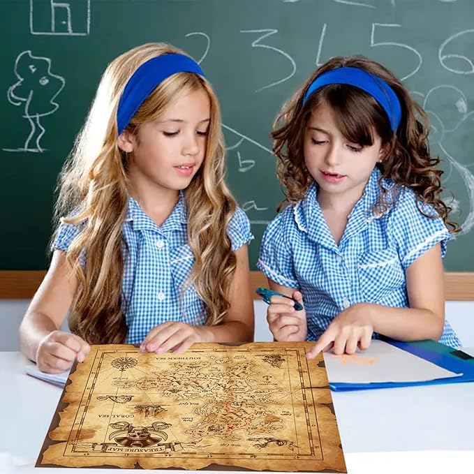 Telescopio Monocular Pirata con Brújula de Bolsillo y Mapa del Tesoro miniatura 5