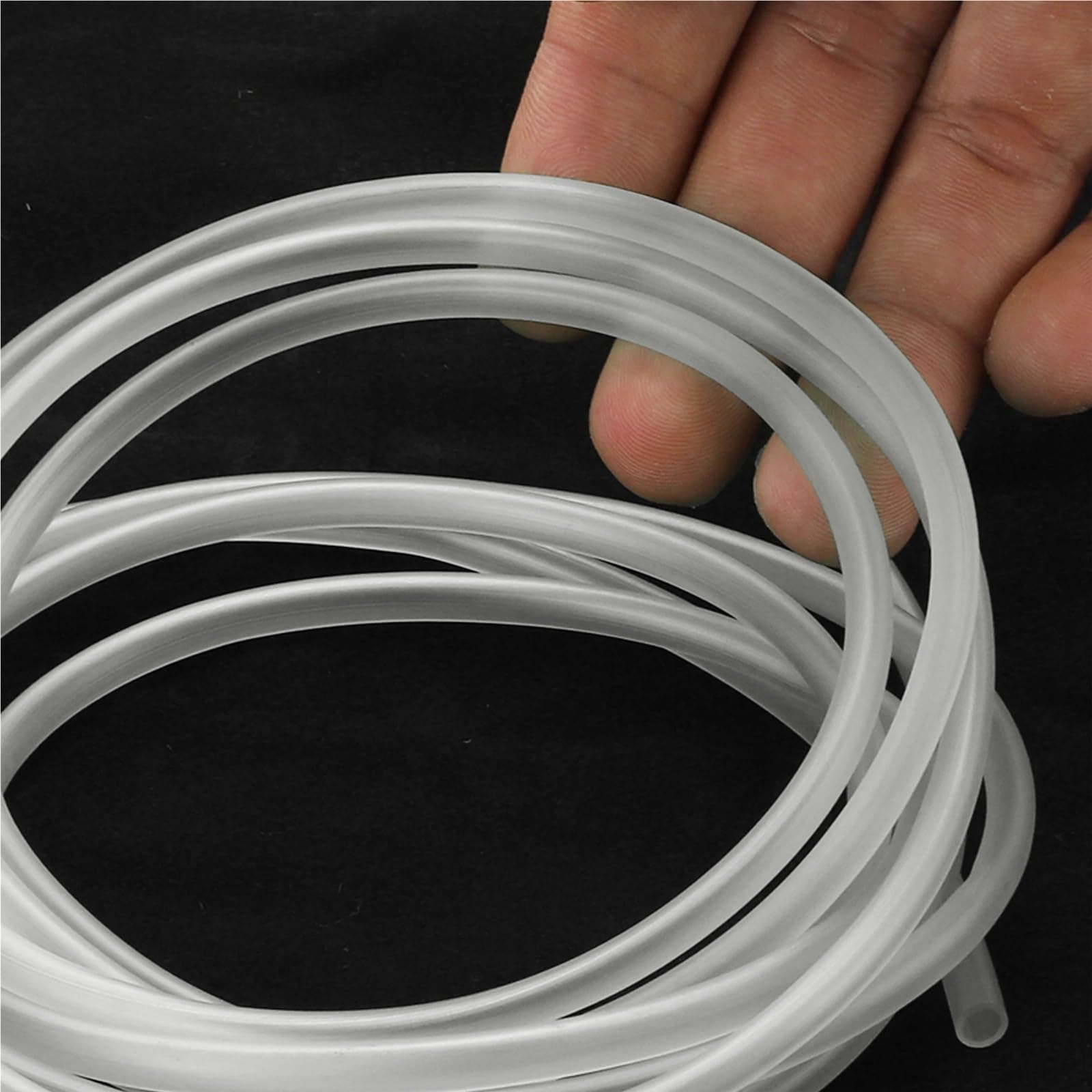 Tuyau Aquarium Tuyau d'arrosage Standard Transparent for Aquarium, 2,0 m,5, 12, Tube en Silicone de 4 mm for Pompe à air d'aquarium(Green 2.5m)
