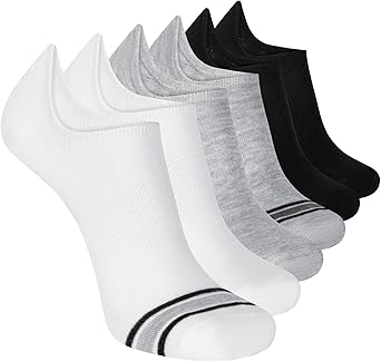 Skechers Mens Slip-ins 6-pack Performance No Show Socks, Lightweight & Breathable, Comfort-fit