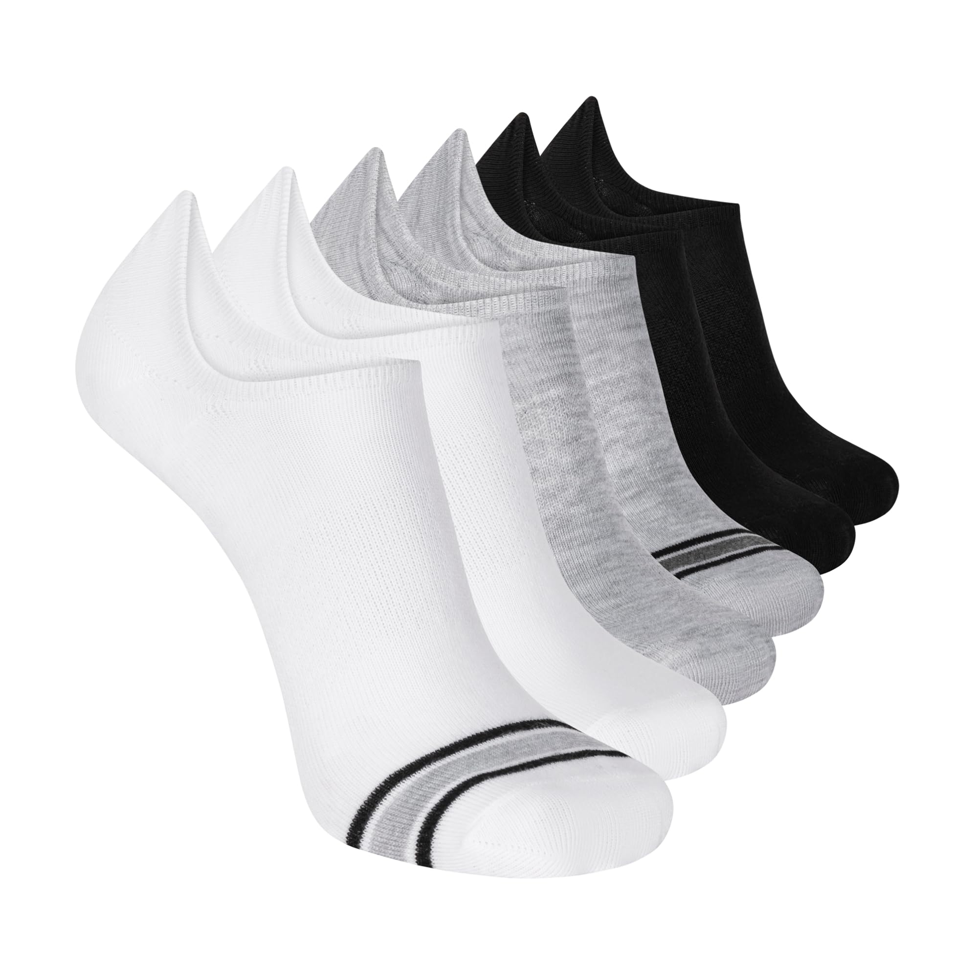 Skechers skarpety Mężczyźni Slip-ins 6-pack Performance No Show Socks, Lightweight & Breathable, Comfort-fit