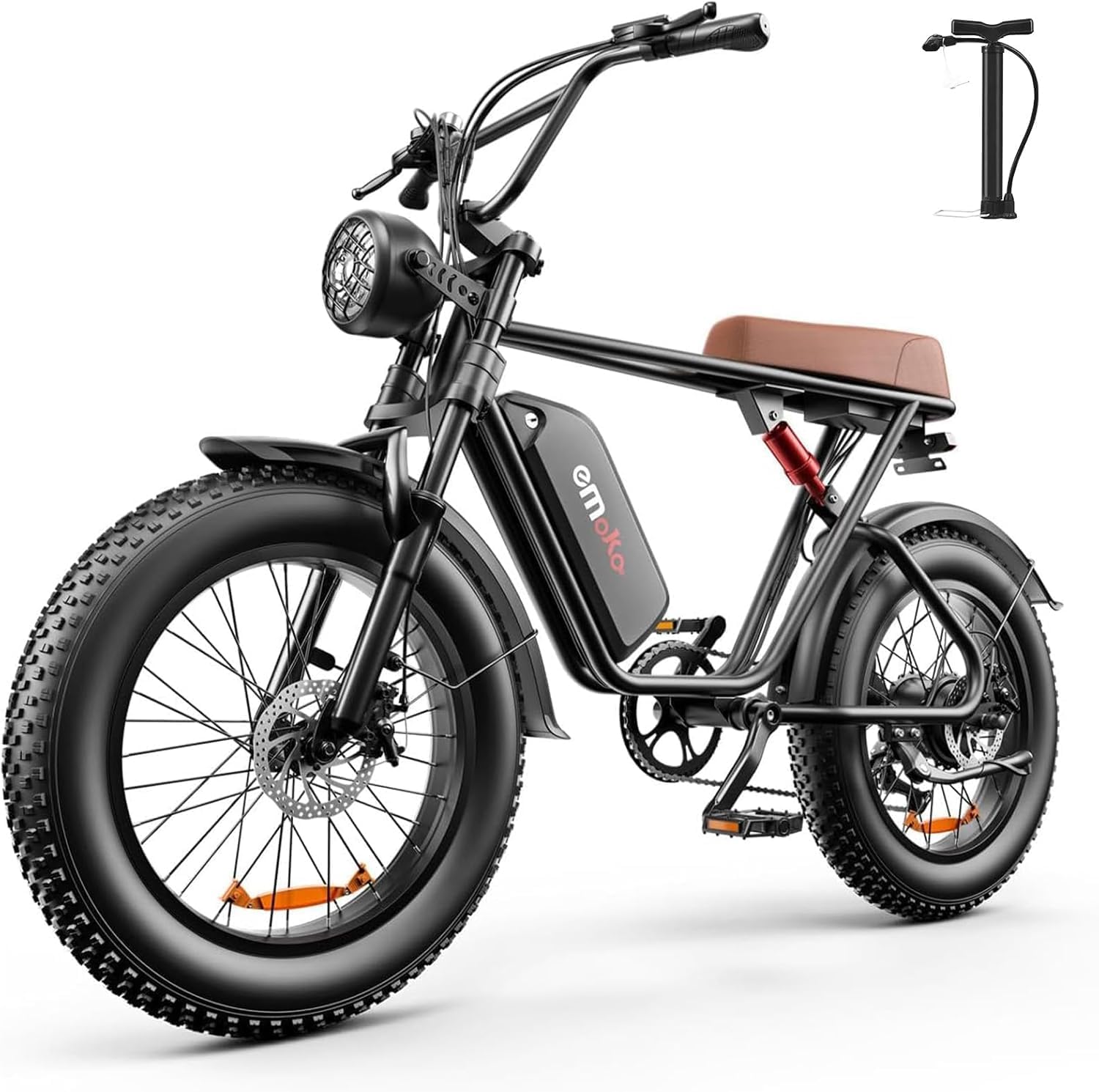 Electric Bike for Adults, 1500W Ebike, Up to 32-35 MPH & 100 Miles Range, 48V/20Ah Removable Battery, 20'' Fat Tire, 7-Speed, with Dual Suspension & Dual Brakes, All-Terrain E-Bikes product image