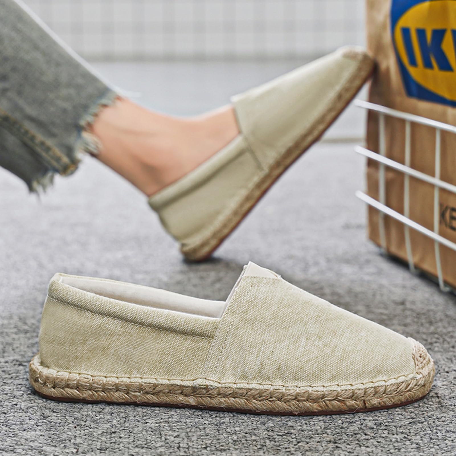 Alexis Leroy Chaussures Mode Canvas Espadrilles Homme