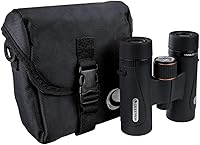 Vista 8 de Celestron 71401 TrailSeeker ED 8 x 32 prisma de techo binocular, lente multicapa de banda ancha completa, vidrio prisma BaK-4, negro