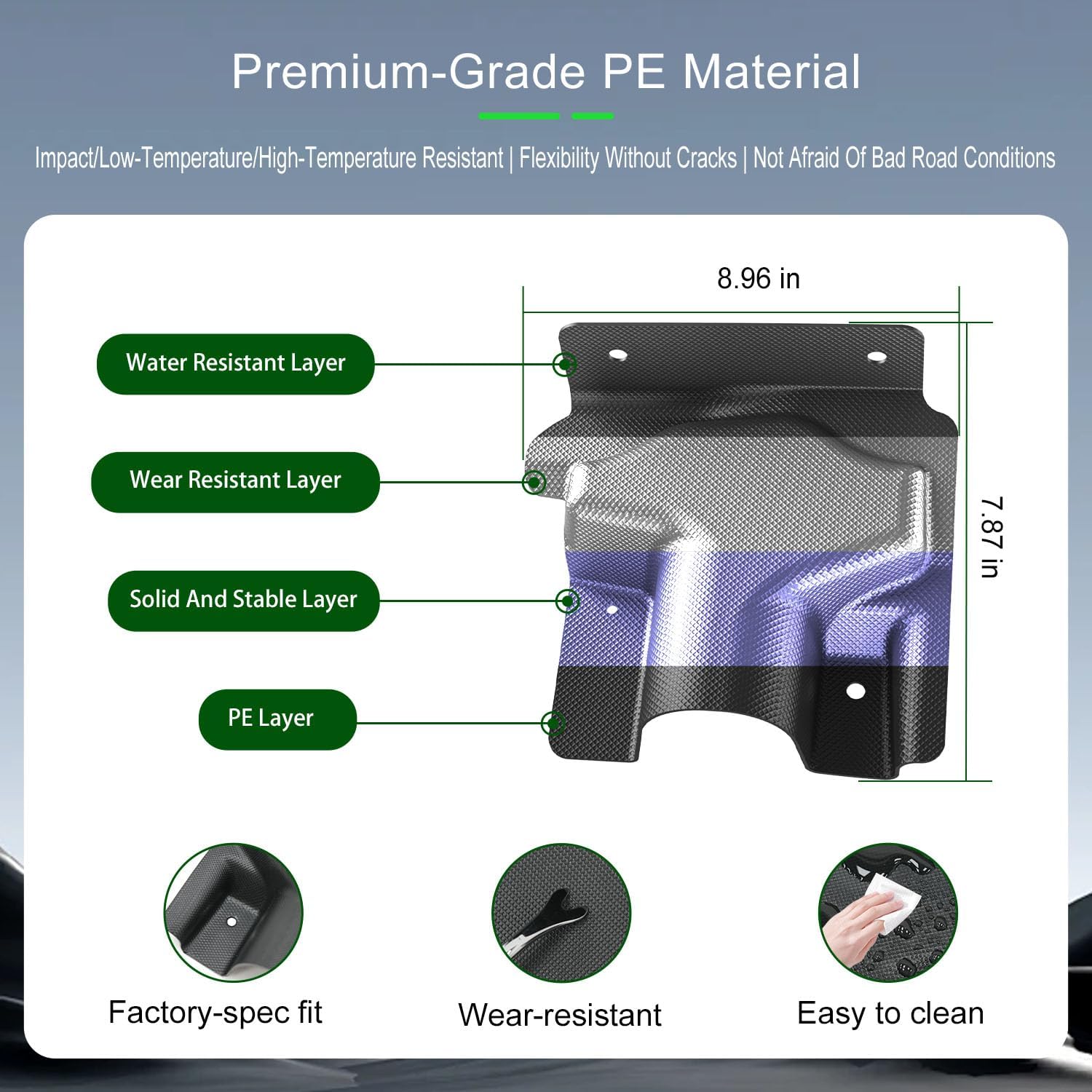 Shock Absorber Cover Compatible with 2022-2025 Ford Maverick Rear Shock Cover Replacement for 2022-2025 Ford Maverick Accessories
