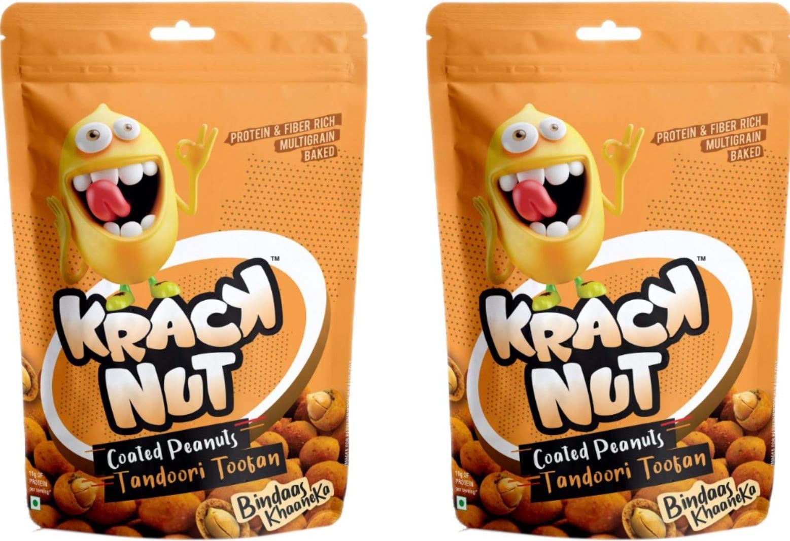 Kracknut Coated Peanuts - Tandoori Toofan Pack of Two (160g x 2N) (B07WH5NDG5) Amazon Price History, Amazon Price Tracker