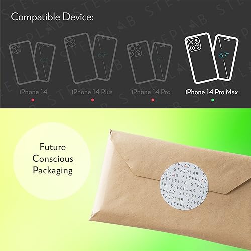 Miniatura 3 de SteepLab Flowing Neon Sand - Funda líquida para iPhone 14 Pro Max (2022, 6.7 pulgadas), protección de cuerpo completo con bisel elevado (océano y