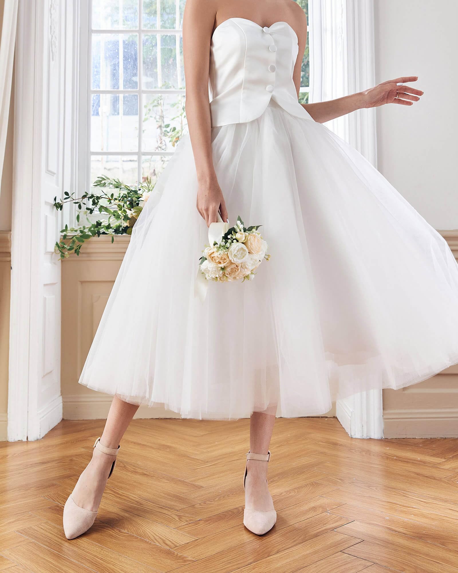 Women's 2 inch Pointed Toe Low Chunky Heels Dress Pumps Heeled Shoes