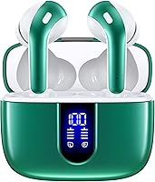 Vista 11 de TAGRY Auriculares Bluetooth Verdaderamente Inalámbricos Auriculares 60H Reproducción Pantalla LED de Energía Audífonos con Estuche de Carga