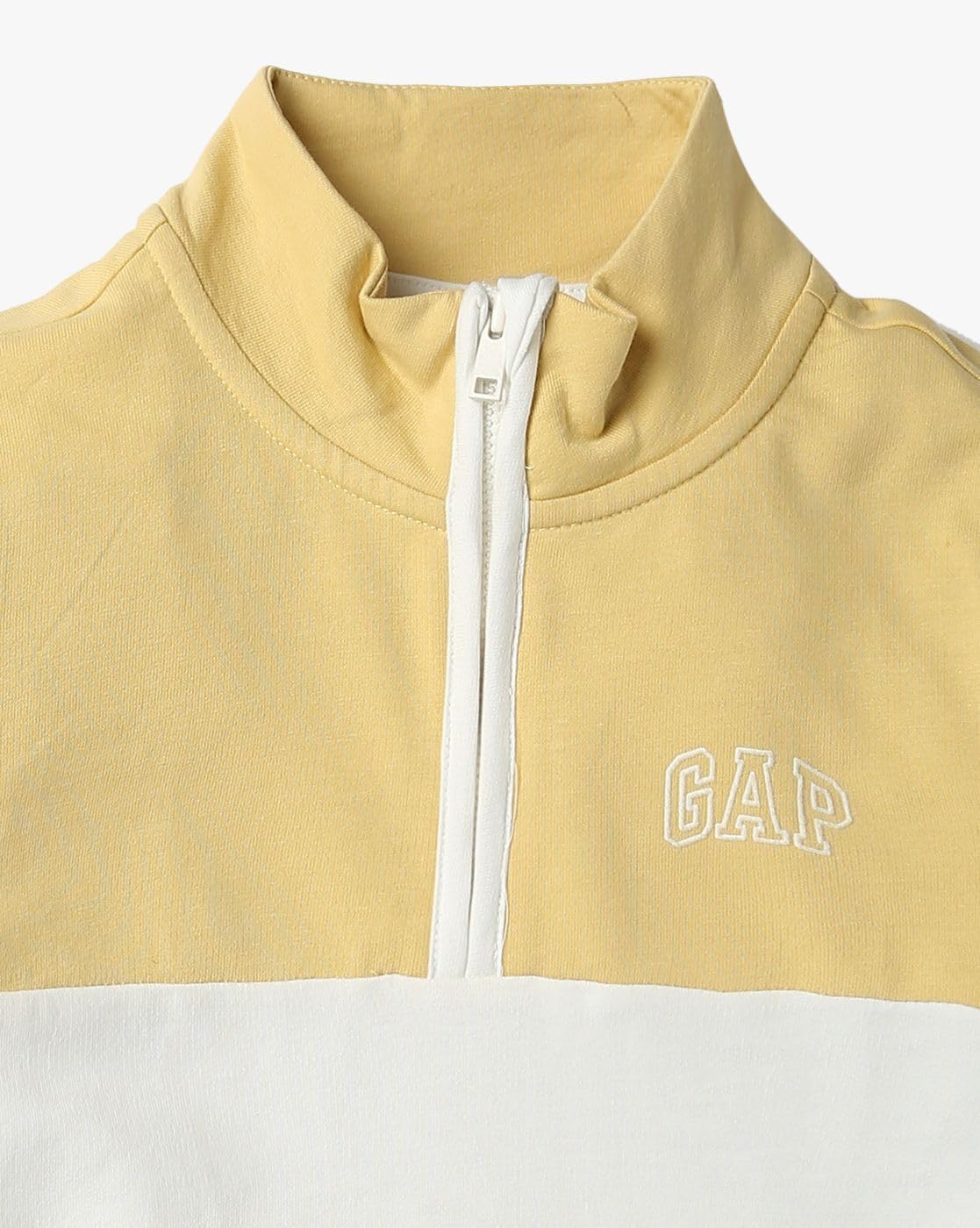 GAP Girls Colourblock Relaxed Fit Sweatshirt, Yellow, 2Y