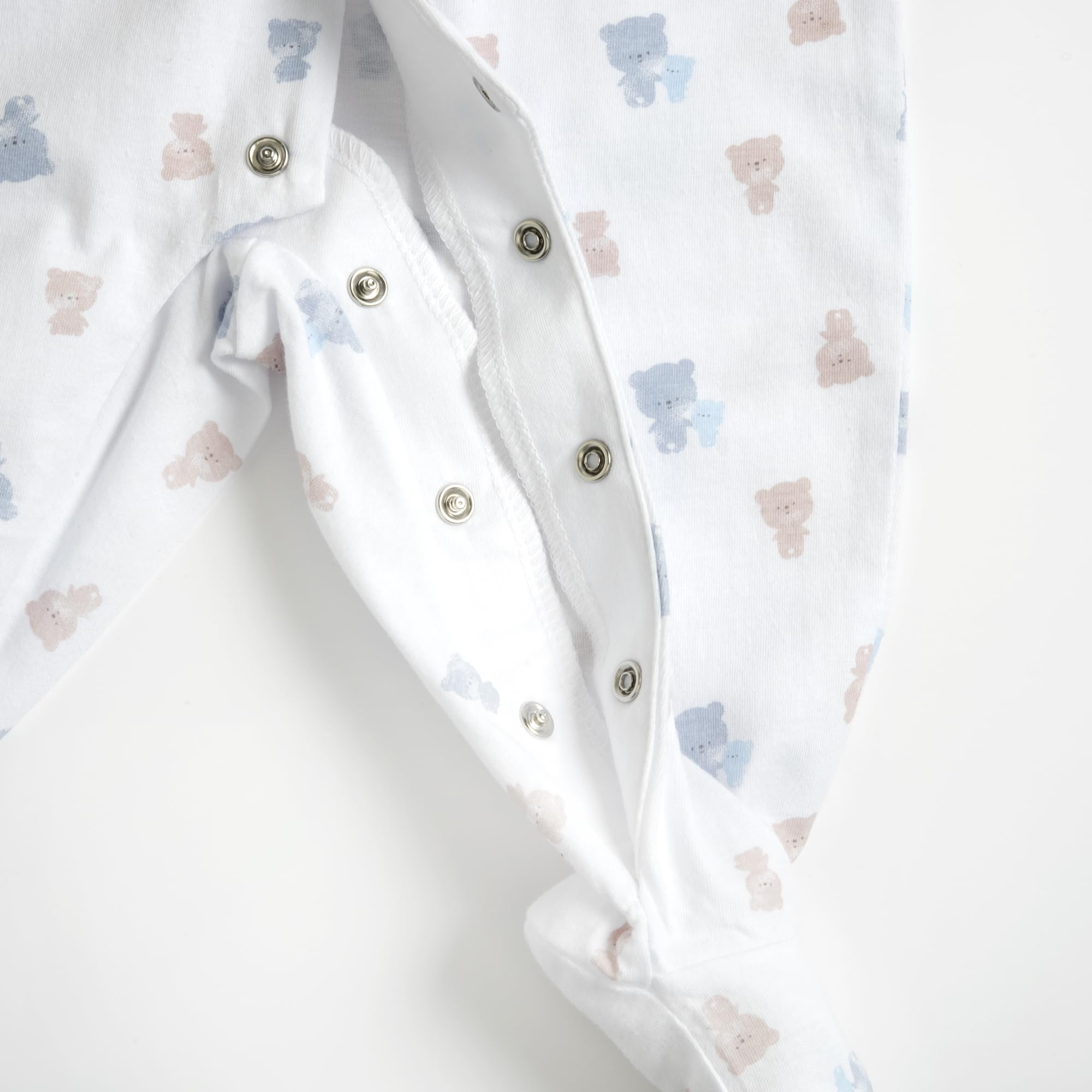 Prénatal, Set 2 Tutine Neonato 100% Cotone, con Comoda Apertura con Bottoncini, Ideali per la Primavera