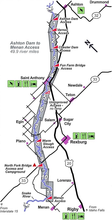 Henry S Fork Float Map Troutmap Henry's Fork River Map Bundle - Idaho, 2 Map Sets : Sports &  Outdoors