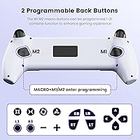 Vista 6 de Moblie Controller Compatible with Switch 2/Switch/OLED/Android/iPhone, Wireless Switch Controller with Hall Effect Joysticks/Hall Triggers