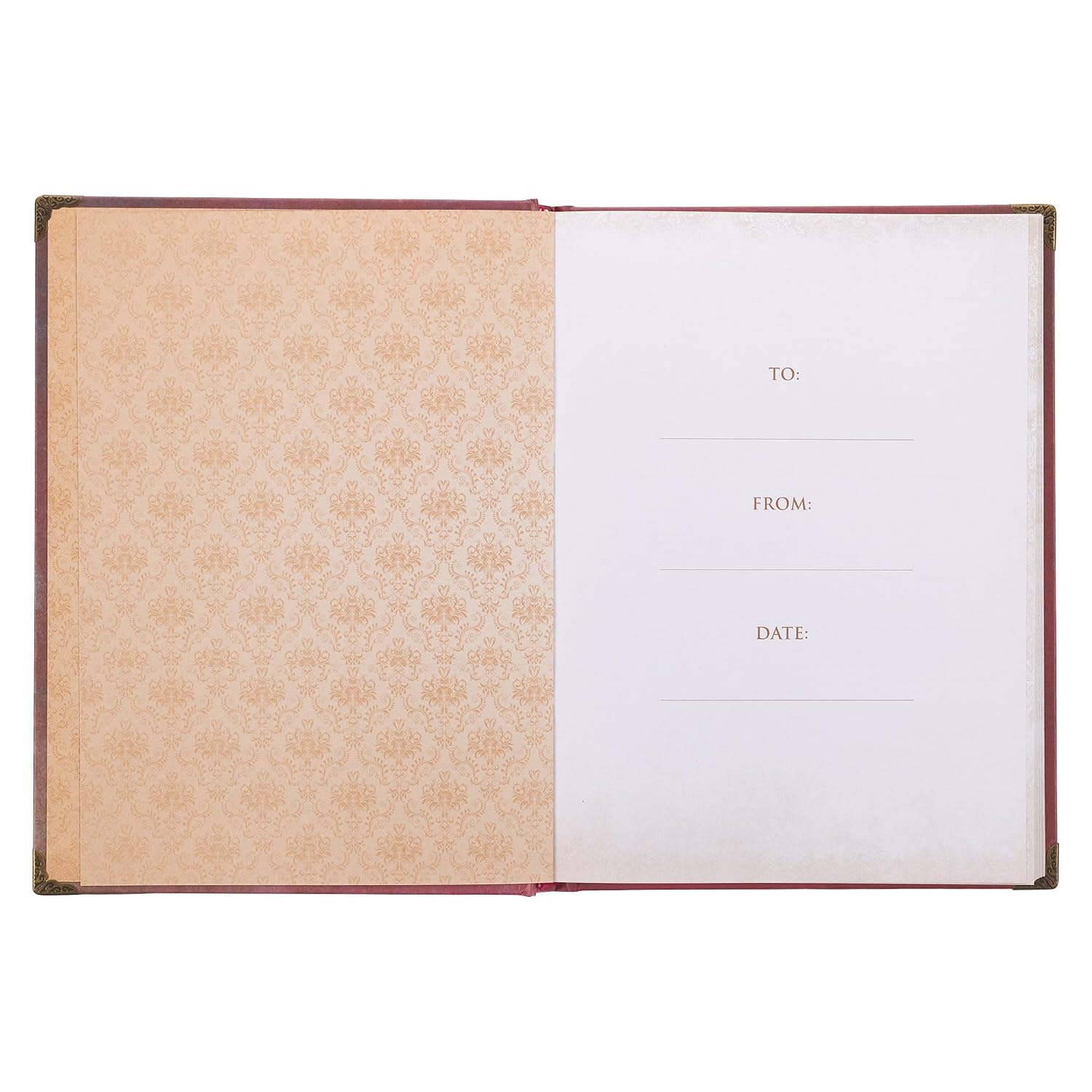 Christian Art Gifts Butterfly Journal w/Scripture Be Still Psalm 46:10 Bible Verse Road/288 Ruled Pages, Large Hardcover Pink Notebook