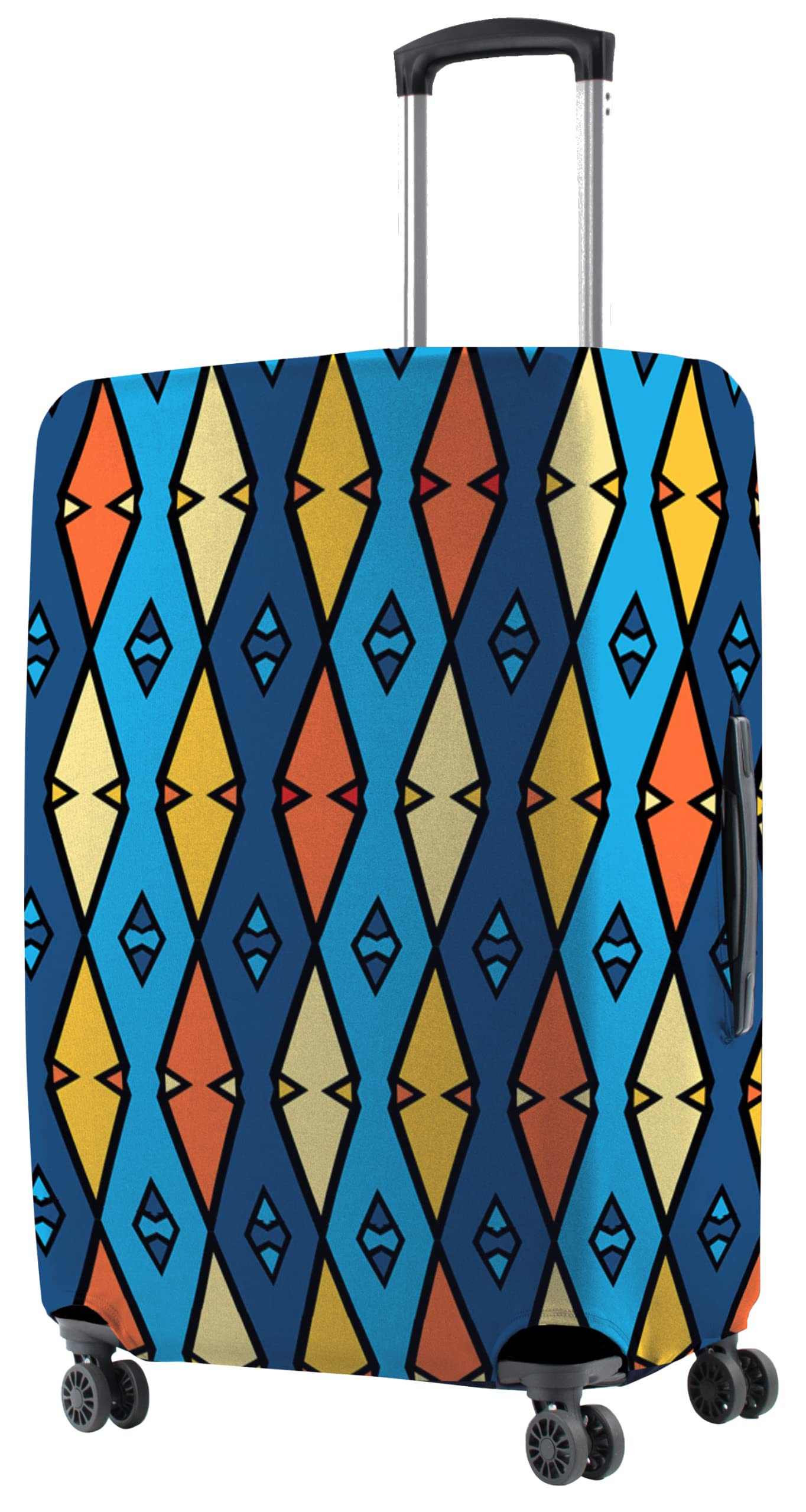 nasher miles Polyester 65 cm (24 Inch) Medium Protective Luggage Cover - Pattern Design-picture-50