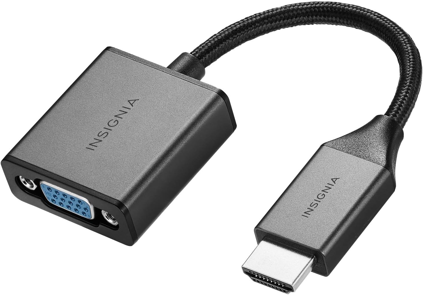 Insignia HDMI-to-VGA Adapter, Model: NS-PG95503, Black