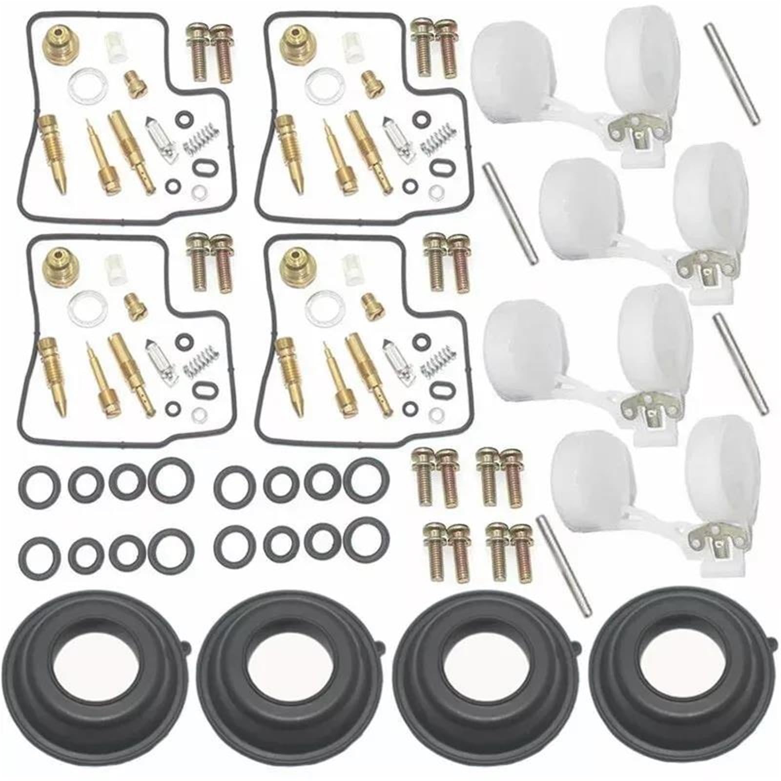 Ajuste De Carburador Kit De Reparación Carburador Motocicleta para VF700C, VF700S, F, VF750C, VF750F, VF750S. Incluye Flotador Diafragma Kit Reemplazo