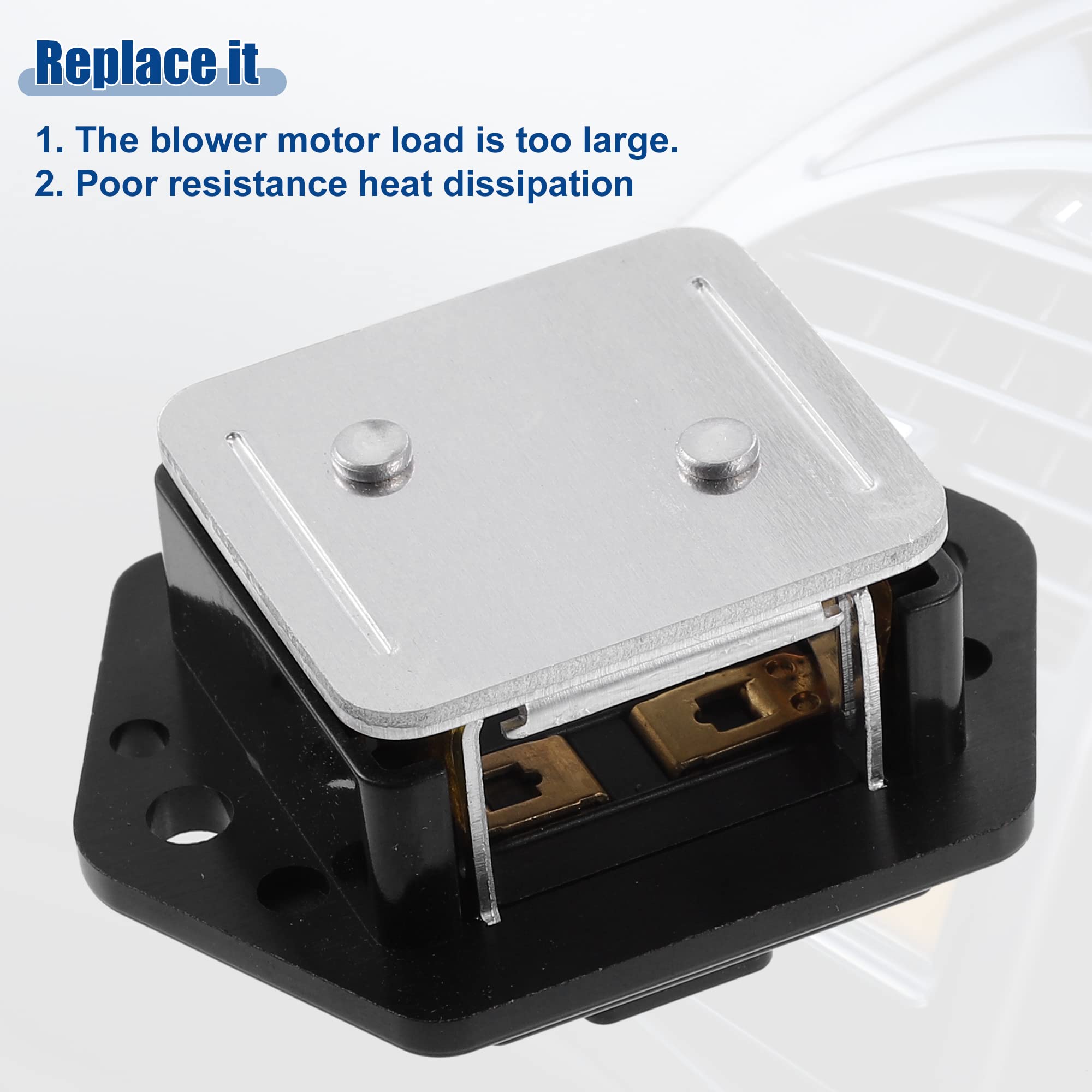 HVAC Resistor Replacement HVAC Blower Motor Resistor For Suzuki  Forenza/Reno/Verona 2004-2007 (Non-AC Models) 2004-2007 Forenza, image size:2000x2000