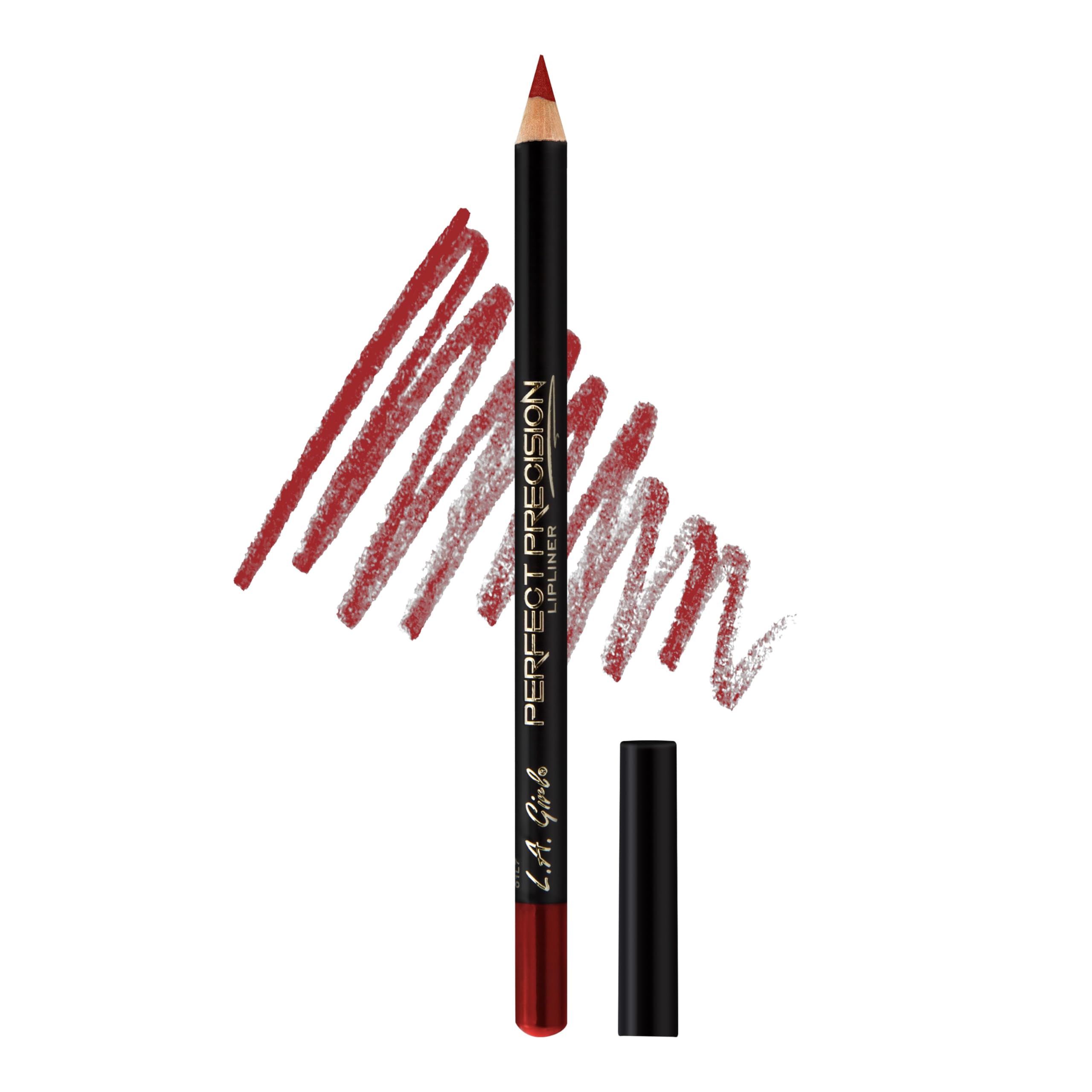 L.A. Girl PERFECT PRECISION LIPLINER, Reddish GP720 - Rich Colour Lip Pencil for Defining, Lining and Shaping Lips - Smooth, Long-Lasting, Easy to Apply