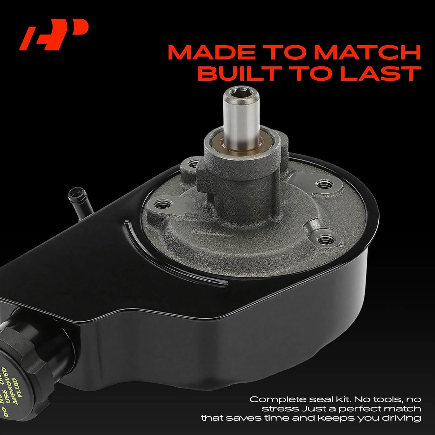 A-Premium Power Steering Pump with Reservoir Compatible with Chevrolet & GMC & Cadillac - 1997-2002 - Escalade EXT, C1500 Suburban, Suburban 1500, C2500 Suburban, K2500 Suburban, Tahoe, Yukon XL 1500