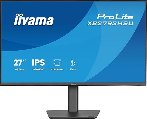 iiyama Prolite XB2793HSU-B1 68 — šoninis vaizdas