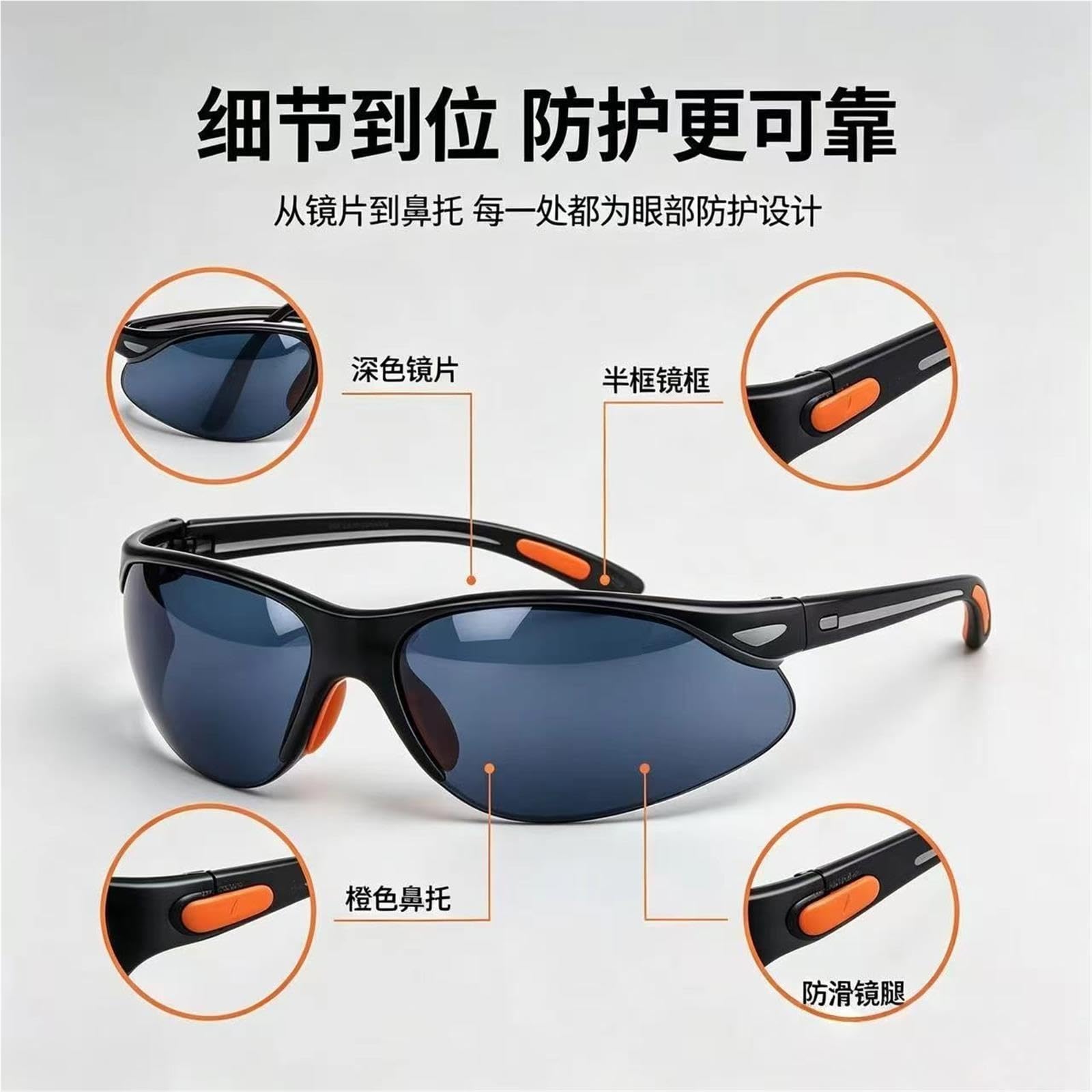 10 Pièces De Lunettes Protection Pour Les Yeux