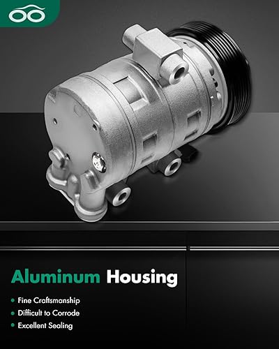 Miniatura 3 de SCITOO Compresor de CA Enfriamiento rápido para Chevrolet Equinox 3.4L para Pontiac Torrent 3.4L 2006-2009 1521516 1521533 10347051 1021516 1121516