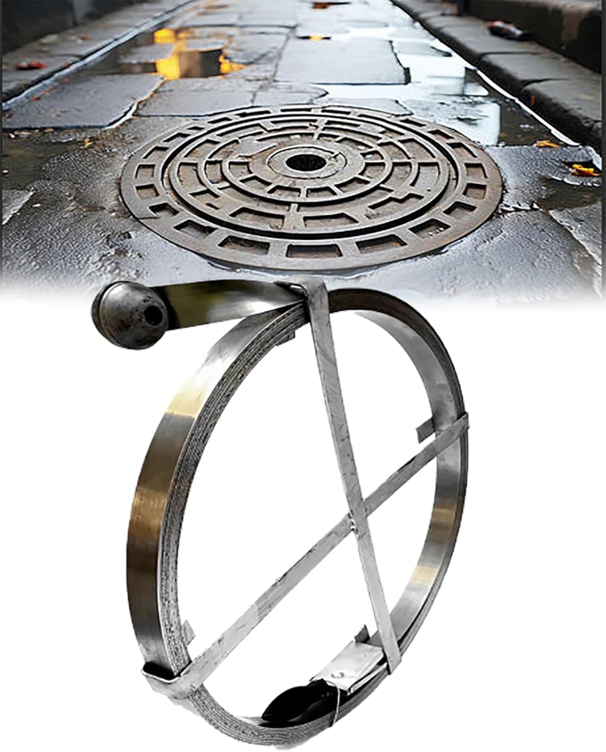 k3Mq9Rw Drain Auger Specialised Unblocking Kit For Cleaning Outdoor Sewer Pipes(L 30m W 2.5cm)