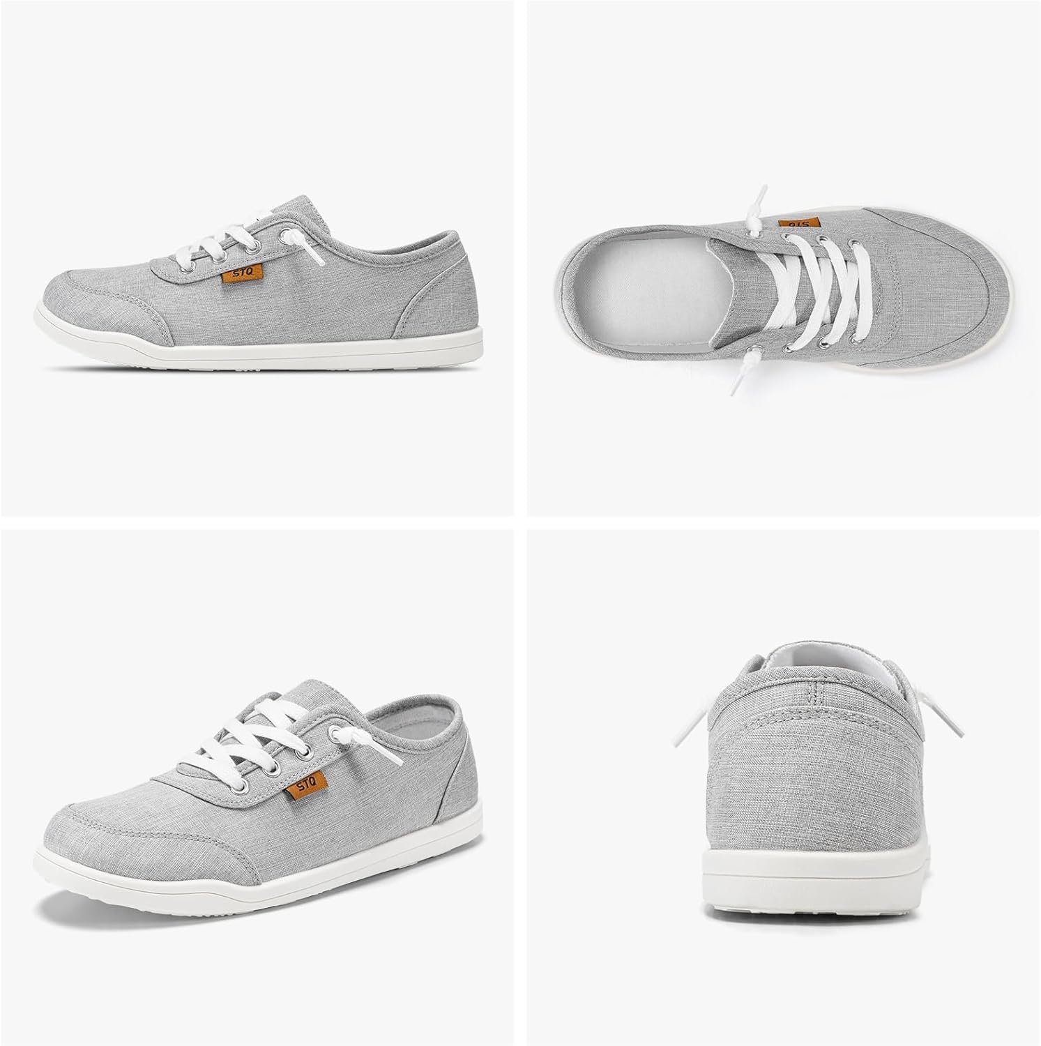 STQ Women Slip On Shoeswith Orthopedic Insole Low Top Classic Fashion Canvas Sneakers | Plantar Fasciitis Shoes - Image 10