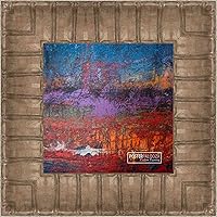 Vista 2 de Poster Palooza 5x5 Inch Ornate Antique Silver Complete Wood Square Picture Frame with UV Acrylic Plexiglass, Foam Board Backing & Hardware Included