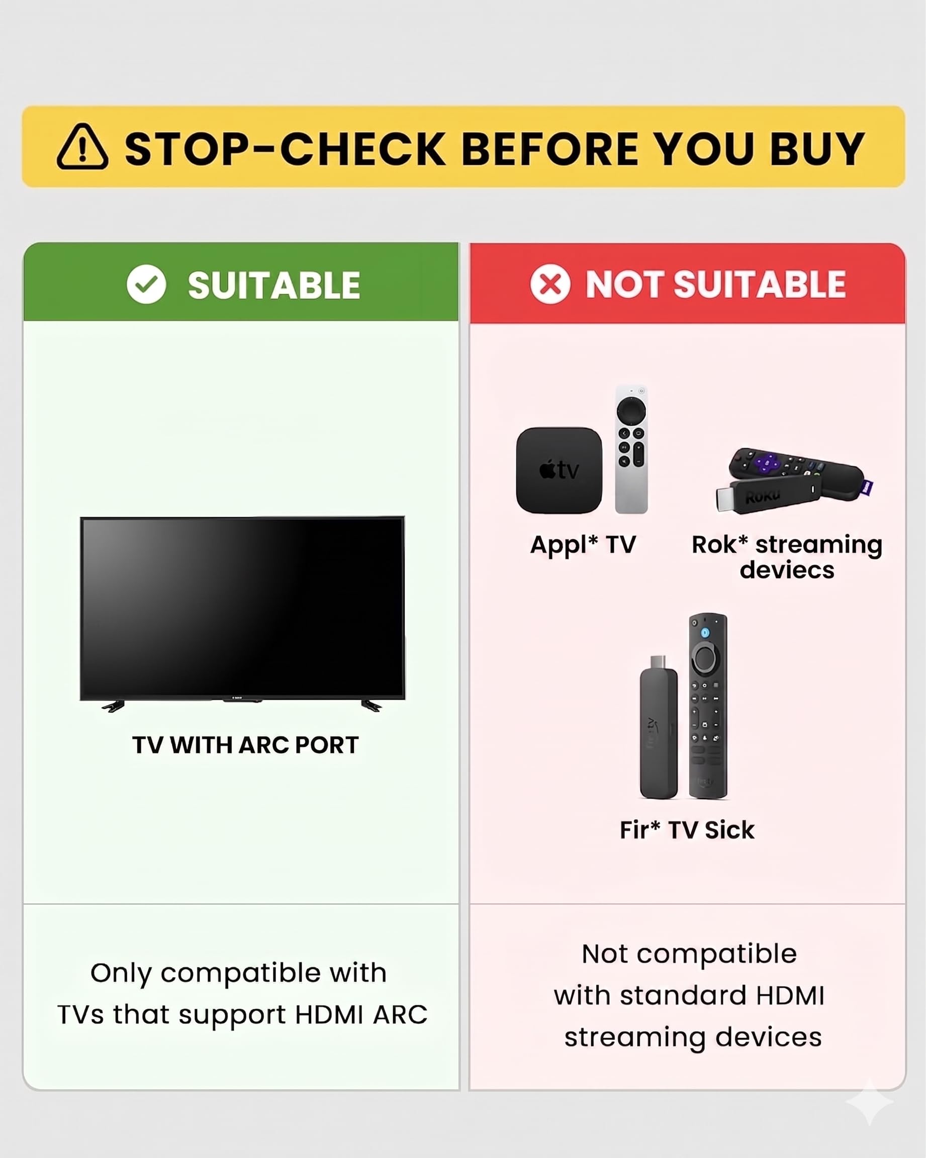 Avantree HAX06 – ekstraktor dźwięku HDMI ARC z funkcją bypass do telewizora, soundbara i słuchawek jednocześnie, wyjścia optyczne i RCA, regulacja głośności CEC