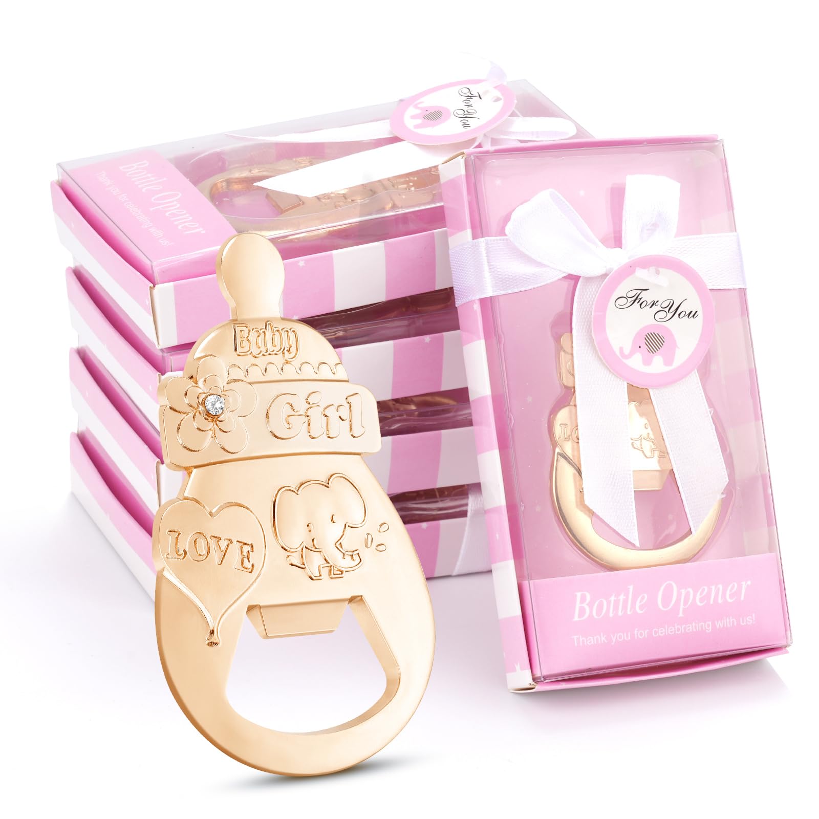 24 Piezas De Regalos De Baby Shower Para Invitados De Oso Abrebotellas, Recuerdo De Baby Shower, Regalo De Regreso Para Invitados, Recuerdo De Baby Shower, Recuerdo Para Niños O Niñas, Decoración