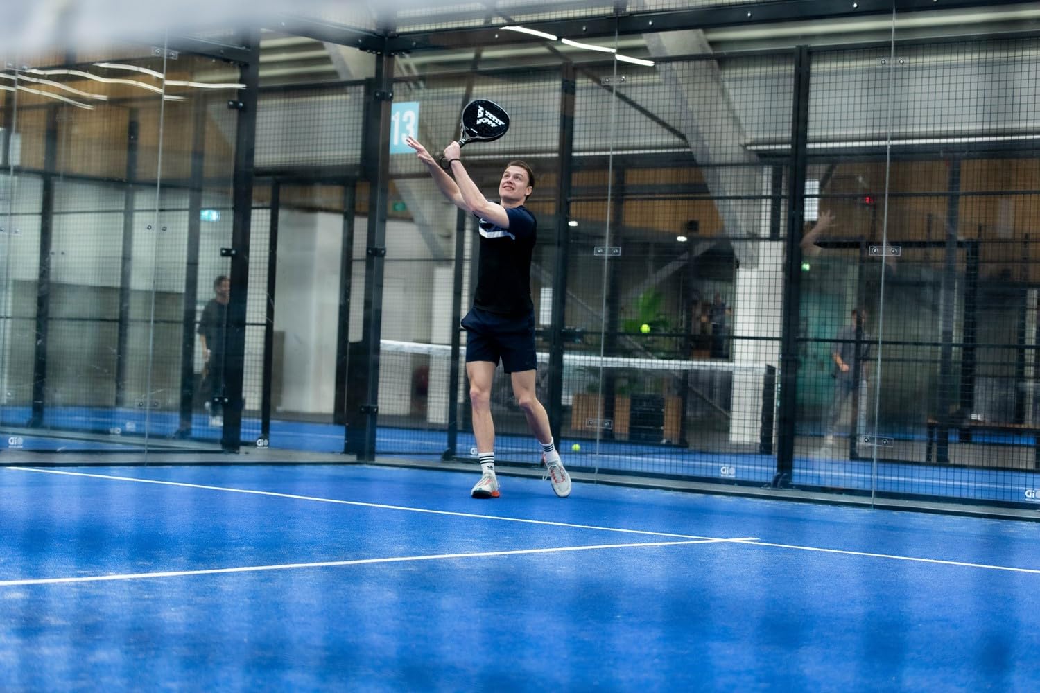 Raquette De Padel Hybride VirtuFit - 365 G, Fibre De Carbone, Mousse EVA 13°, Forme Goutte, Pour Joueurs Avancés - 7